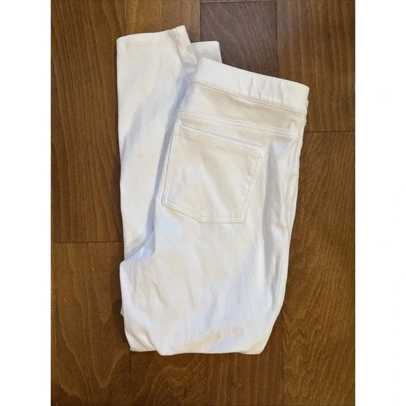 SPANX Women's White Jean-ish Ankle Leggings Pull On 20018R Size L - Picture 7 of 7